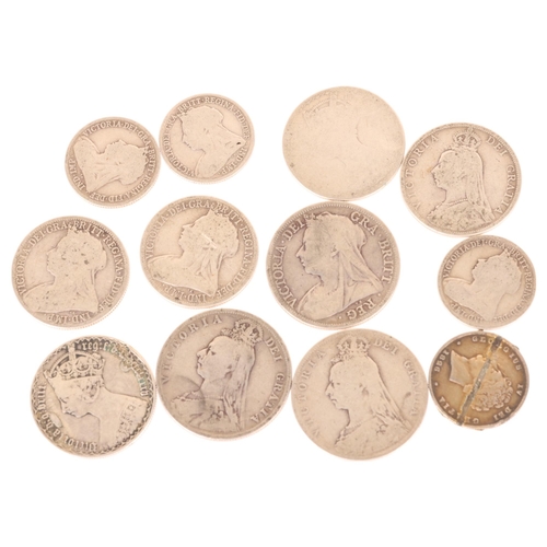 85 - A group of various silver coins