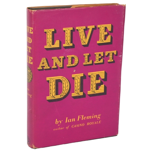 89 - Ian Fleming: 'Live and Let Die', 3rd Edition Jonathan Cape, London 1956, cloth black/gilt hardcover ... 