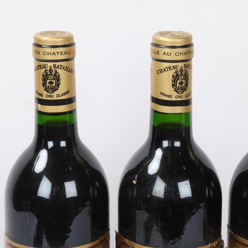 269 - 3 bottles Bordeaux red wine - 1989 Chateau Batailley, Grand Cru Classe, Pauillac