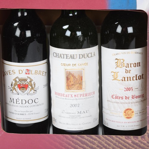 270 - 10 half bottles of Bordeaux red wine, vintages 1999 to 2003