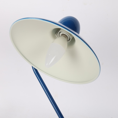 430 - Di Classe, an Arles mid-century style desk lamp by DOMEI ENDO with adjustable blue shade, height 37c... 