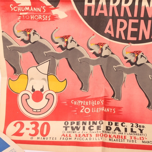 467 - A 1940s'/50s' Circus poster, 