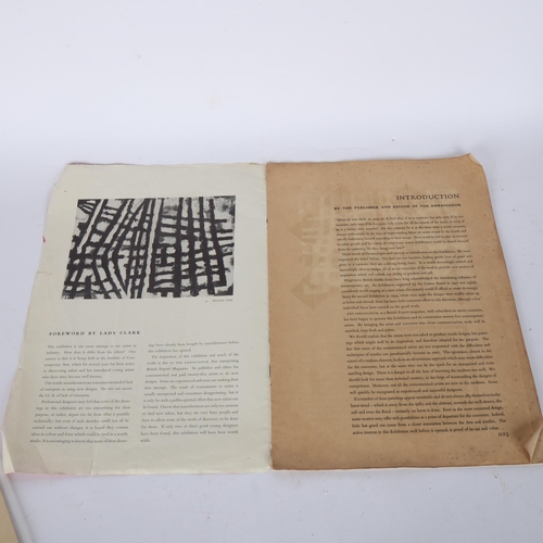 468 - A rare 1953 Painting into Textiles catalogue, for the exhibition at the Institute of Contemporary Ar... 