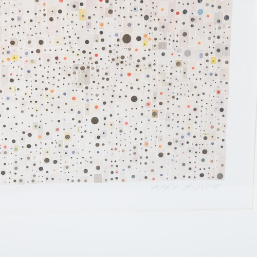 470 - ALEX DIPPLE, Dots And Full Stops, colour print, signed in pencil, no. 49/50, aluminium frame, overal... 