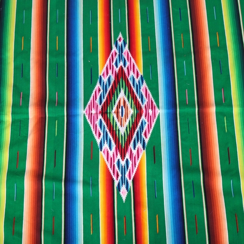 502 - A Mexican Saltillo Serape 