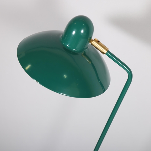 521 - Di Classe, an Arles mid-century style floor lamp by DOMEI ENDO with adjustable green shade, height 1... 