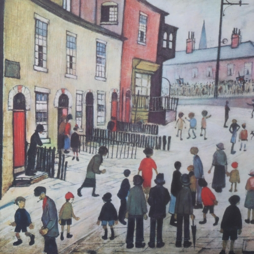 542 - After LS Lowry, a vintage print 