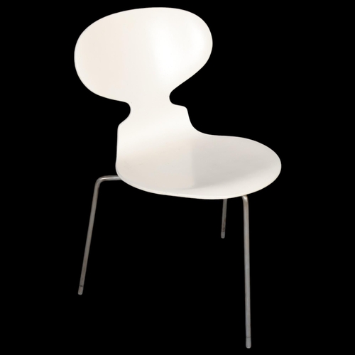 552 - ARNE JACOBSEN for Fritz Hansen, a vintage model 3100 Ant chair, bent plywood on steel frame, circa 1... 