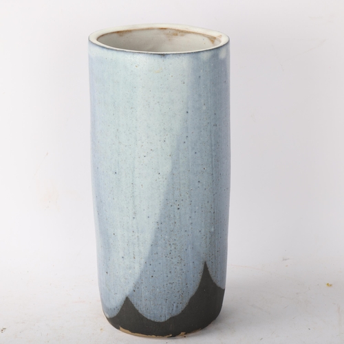 562 - A mid 20th century stoneware vase, makers mark to base, height 23cm