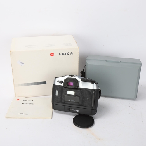 110A - Leica R8 SLR camera, with Leica lens and motor wind, boxed