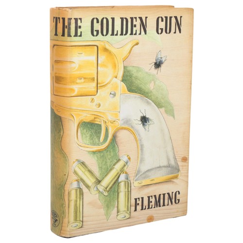 90 - Ian Fleming: 'Man with the Golden Gun', 1st Edition Jonathan Cape, London 1965, cloth black/gilt har... 