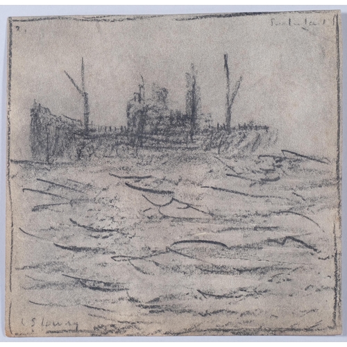 714 - **Description change** Manner of Laurence Stephen Lowry (1887 - 1976), Sunderland sea trawler, charc... 