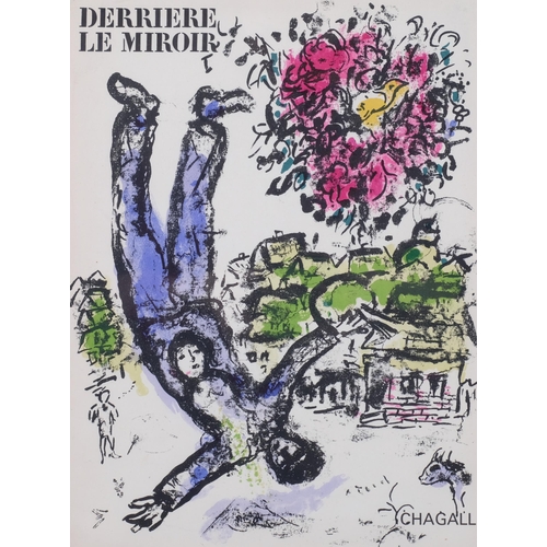 839 - Marc Chagall, The Artist's Bouquet, Derriere Le Miroir 147, original lithograph 1964, Mourlot 410, s... 