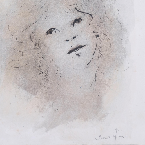 843 - Leonor Fini, 2 faces, original lithograph, signed in pencil, sheet 39cm x 55cm, unframed