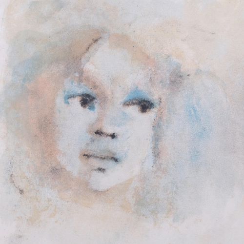 843 - Leonor Fini, 2 faces, original lithograph, signed in pencil, sheet 39cm x 55cm, unframed