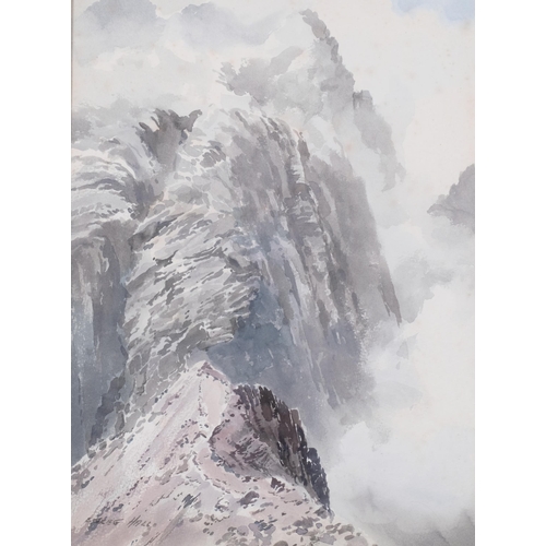 851 - Edwin Grieg Hall (1929 - 2017), Scafell Pike, watercolour, 49cm x 36cm, framed