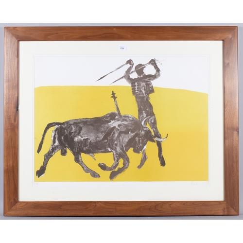 856 - Elisabeth Frink (1930 - 1993), Corrida II, lithograph, signed in pencil, no. 23/70, 56cm x 76cm, fra... 