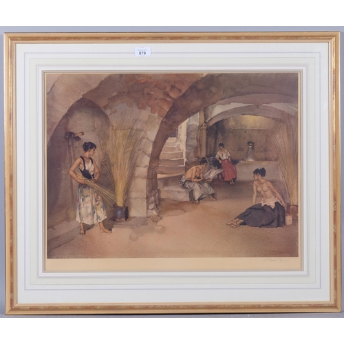 879 - William Russell Flint, The Four Sisters, lithograpy, signed in pencil, image 45cm x 61cm, framed