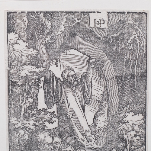 899 - Hans Sebald Beham (1500 - 1550), Christ on the Mount of Olives, woodcut, circa 1539, sheet 13cm x 9c... 