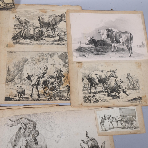 927 - Folder of Old Master prints and engravings