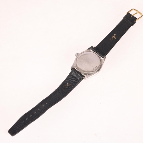 1023 - TUDOR - a Vintage stainless steel Oyster mechanical wristwatch, ref. 7804, circa 1950s, silvered dia... 