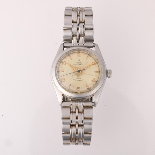 1024 - TUDOR - a Vintage stainless steel Oyster Prince self-winding Rotor automatic bracelet watch, ref. 78... 