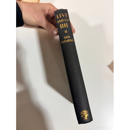 89 - Ian Fleming: 'Live and Let Die', 3rd Edition Jonathan Cape, London 1956, cloth black/gilt hardcover ... 