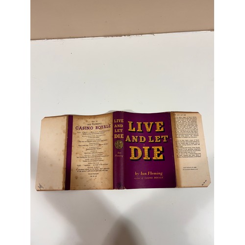 89 - Ian Fleming: 'Live and Let Die', 3rd Edition Jonathan Cape, London 1956, cloth black/gilt hardcover ... 