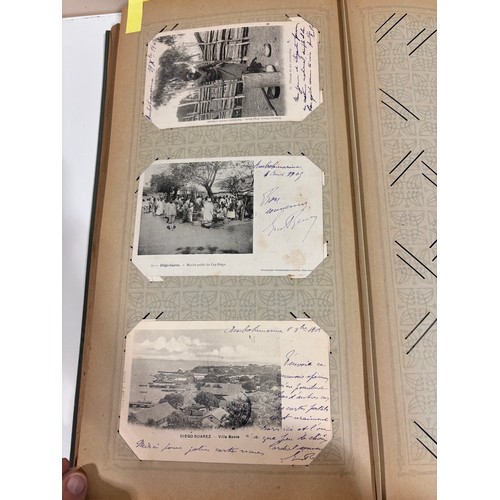 282 - Album of Russian/African postcards, circa 1902/3