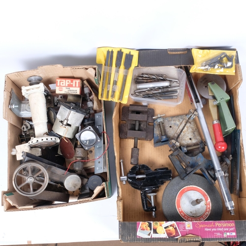 292 - A large quantity of Vintage clockmaker's and various other mechanical tools (3 boxfuls)