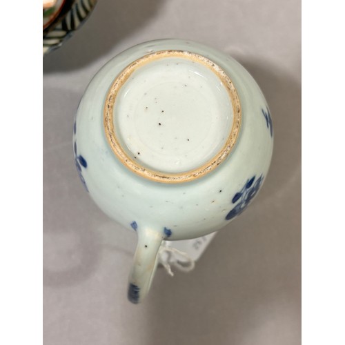 303 - A group of Chinese porcelain items, largest blue and white vase height 30cm