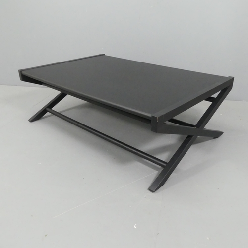 2664 - CAMERICH - A Contemporary Enzo rectangular low coffee table. Current RRP £705. 121x40x81cm... 