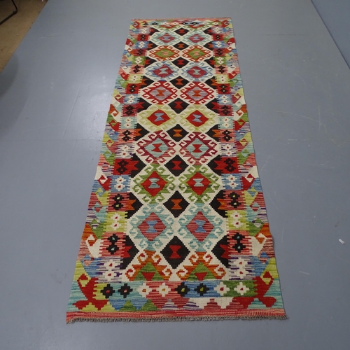 2296 - A Chobi Kilim runner, 253 x 84cm