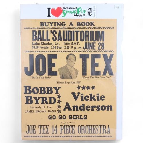 110 - Early 20th century ballroom poster 