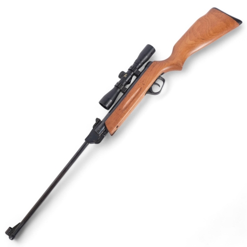 132 - An L Gamo, Spain, .22 air rifle, with a BSA 4x32 scope, L103cm