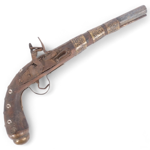 135 - An Ethnic flintlock pistol