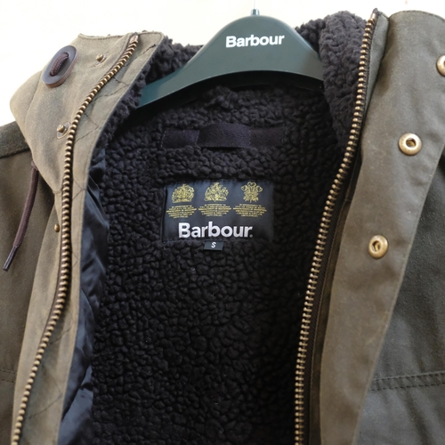 160 - BARBOUR - a Nortic wax jacket (new and unused), retail RRP £320, size small, with Barbour hanger