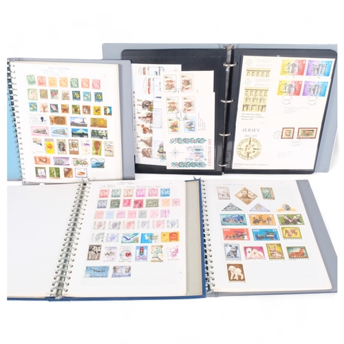 168 - 4 albums of various First Day Covers, stock books