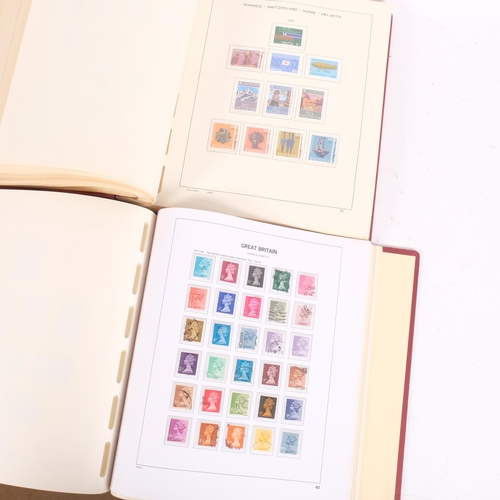 174 - A partial album of Swiss Mint stamps, and an album of Great British decimal and pre-decimal stamps, ... 