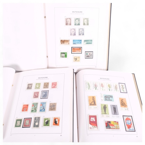 179 - 3 stamp albums, all relating to East Germany