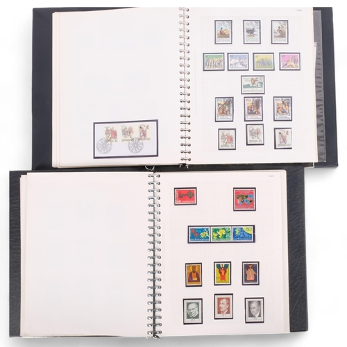 182 - 2 stamp albums relating to Liechtenstein