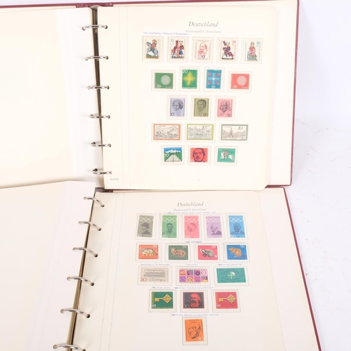 184 - 2 albums of West German Mint stamps, 1949 - 1979