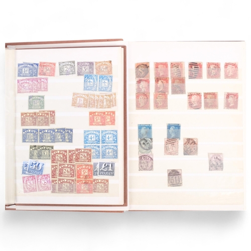 209 - 2 partial albums of Victorian and later stamps, including Penny Reds, Blues and Lilacs, 1948 Olympic... 