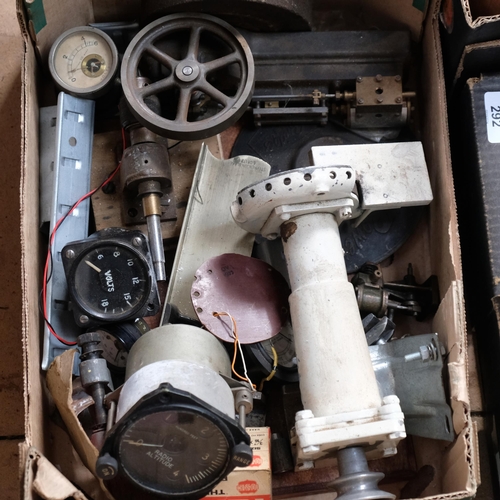 292 - A large quantity of Vintage clockmaker's and various other mechanical tools (3 boxfuls)