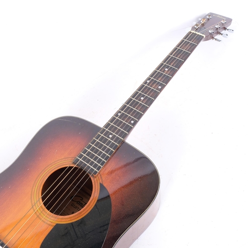 293 - A Contessa acoustic guitar, model no. 840, labelled to the inside 