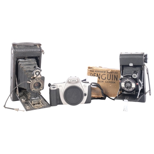 308 - A Kodak Junior No. 1A folding camera, and The Kershaw Eight-20 