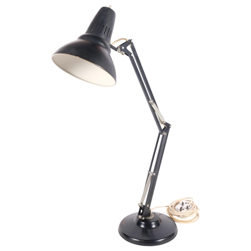 477 - A Norwegian made mid-century anglepoise style desk lamp, US patent no. 2787436, otherwise unmarked