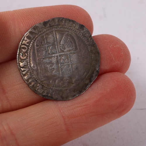 111 - A James I silver sixpence, diameter 25cm, 2.6g