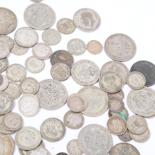 118 - A collection of British silver coins, Victorian onwards most pre 1946, gross weight 765g