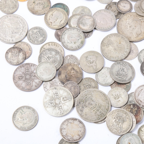 118 - A collection of British silver coins, Victorian onwards most pre 1946, gross weight 765g